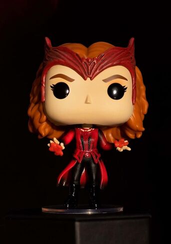 POP! Marvel: Doctor Strange in The Multiverse of Madness - Glow in The Dark Scarlet Witch Vinyl Figure Standard in Saudi Arabia