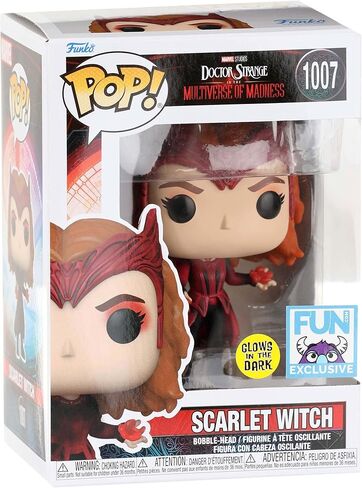 POP! Marvel: Doctor Strange in The Multiverse of Madness - Glow in The Dark Scarlet Witch Vinyl Figure Standard in Saudi Arabia
