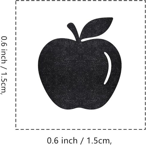 Apple Rubber Stamp, 3/5 Inch Small Mini Stamp for Scrapbooking Card Making Planner in Saudi Arabia