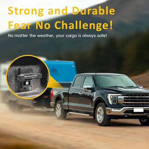 4 قطع من Auovo لسرير الشاحنة، لوحات دعامات ربط للأسفل لسيارة Ford F150 F250 F350 2015-2023، استبدال FL3Z-9928408-AB ملحقات لوحة تقوية خطاف تحميل السرير مع 18 قطعة براغي توركس وأداة تثبيت in Saudi Arabia
