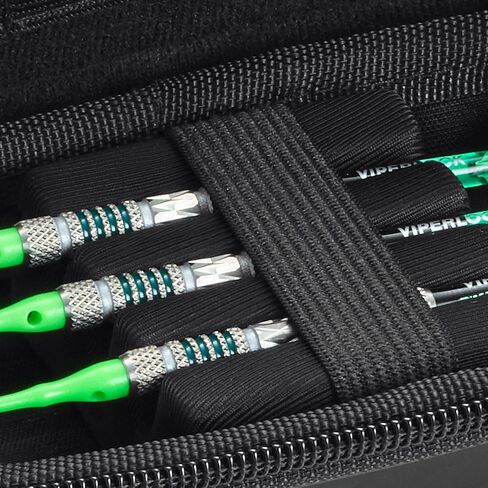 Casemaster Sentinel 6 Dart Case, Holds Extra Accessories, Tips, Shafts and Flights, Compatible with Steel Tip and Soft Tip Darts, Impact & Water Resistant Tactech Shell, Galaxy in Kuwait
