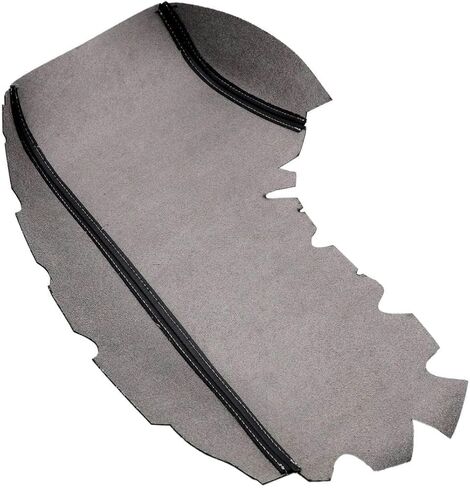 FZJDSD Leather Center Console Lid Armrest Cover Skin Gray Stitch Compatible with Lexus IS200 IS250 IS300 IS350 2014 2015 2016 2017 White Stitching in Saudi Arabia