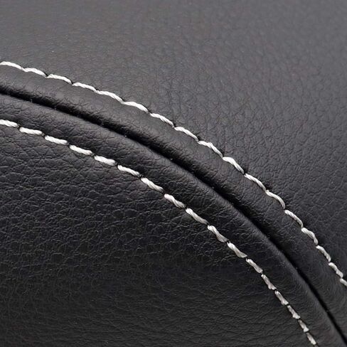 FZJDSD Leather Center Console Lid Armrest Cover Skin Gray Stitch Compatible with Lexus IS200 IS250 IS300 IS350 2014 2015 2016 2017 White Stitching in Saudi Arabia