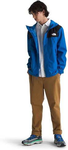 THE NORTH FACE Men's Antora Waterproof Jacket (Standard and Big Size), Summit Navy Camo Texture Print/TNF Black, 2X in Saudi Arabia