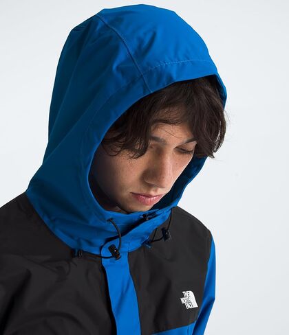 THE NORTH FACE Men's Antora Waterproof Jacket (Standard and Big Size), Summit Navy Camo Texture Print/TNF Black, 2X in Saudi Arabia