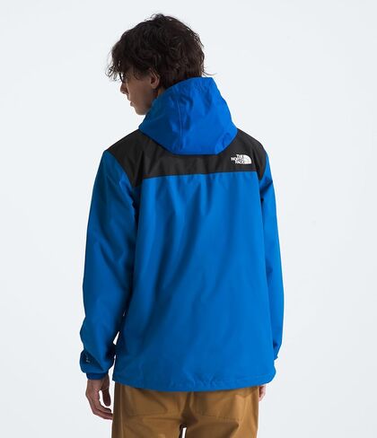 THE NORTH FACE Men's Antora Waterproof Jacket (Standard and Big Size), Summit Navy Camo Texture Print/TNF Black, 2X in Saudi Arabia