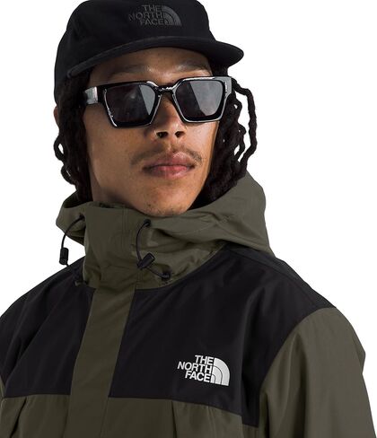 THE NORTH FACE Men's Antora Waterproof Jacket (Standard and Big Size), Summit Navy Camo Texture Print/TNF Black, 2X in Saudi Arabia
