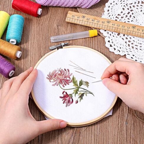 18PCS Cross Stitch Needles, Large Eye Needles for Hand Sewing Stainless Steel Embroidery Needle 22 & 24 & 26 Gauge Golden Blunt Tip Sewing Needle for Leather Repair Stitching and Upholstery Crafts in Kuwait