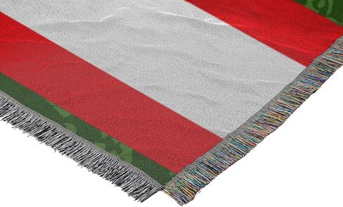 Northwest NFL New Orleans Saints Unisex-Adult Woven Tapestry Throw Blanket, 48" x 60", Home Field Advantage in Saudi Arabia