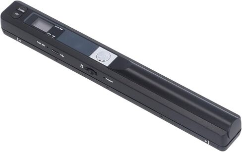 Portable Scanner, 8.27 Inch Photo Scanner for A4 Documents Pictures Receipt in 900 DPI, A4 Color Mobile Handheld Scanning Wand Uploads Images to Computer Via USB Cable (Black) in Saudi Arabia