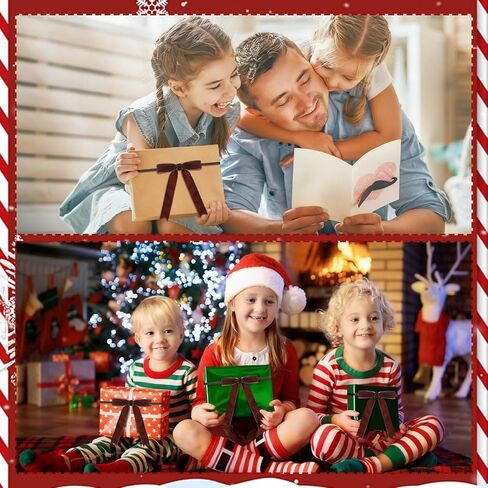 Riceshoot 24 Pcs Christmas Velvet Elastic Bows for Gift Wrapping, 5x7 Inch Pre Tied Stretch Bows for Christmas Gifts, Xmas Tree, Birthday & Wedding Decorations(Burgundy,5 Inches Stretch Loops) in Saudi Arabia