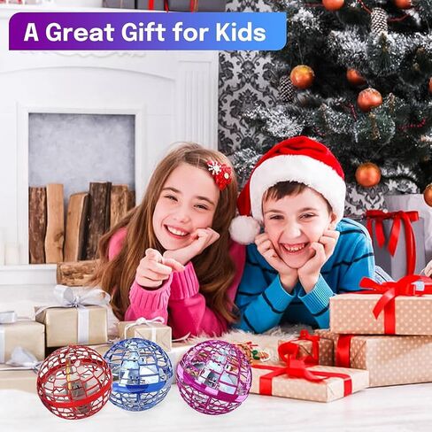Fly Orb Hover Ball Floating Boomerang Spinner Drone Balls - Cool Toys Gifts for 6-15 Year Old Boys & Girls (Blue) (Blue_01) in Kuwait