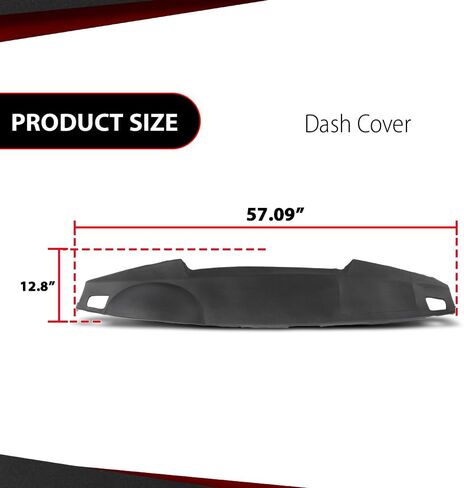 Dashboard Dash Cover Compatible with Land Rover LR3 SE and HSE 2005-2008 / Fit Range Rover Sport Supercharged and HSE 2005-2009 Black in Saudi Arabia