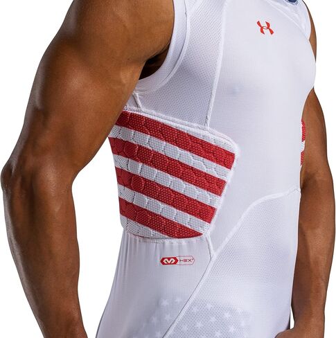 Gameday Armour Pro 5-Pad Top White L in Saudi Arabia
