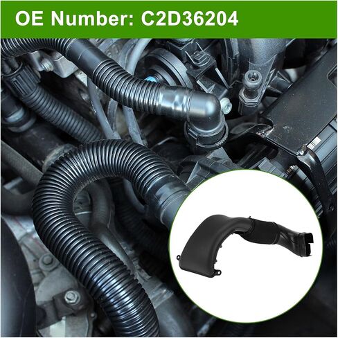 C2D36204 محرك السيارة خرطوم آخذ للهواء أنبوب متوافق مع جاكوار XF XJ 2011-2015 خرطوم السحب 1 قطعة in Saudi Arabia