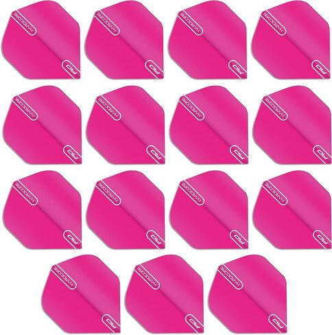 RED DRAGON Hardcore Fluoro Pink Extra Thick Standard Dart Flights - 5 Sets Per Pack (15 Dart Flights in Total) in Saudi Arabia