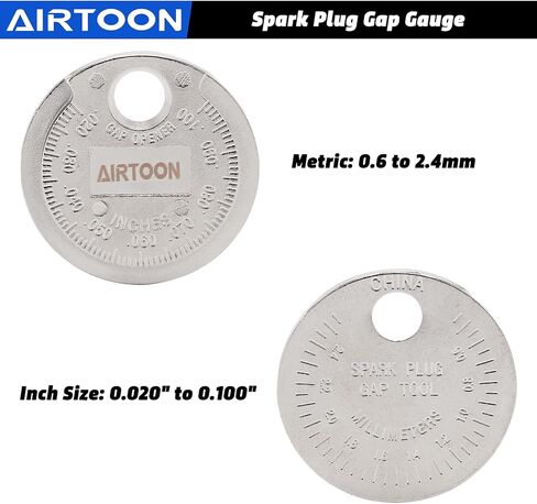 AIRTOON 7-Piece 3/8 Inch Drive Magnetic Swivel Spark Plug Socket Set, Includes 9/16-inch, 5/8-inch, 13/16-inch, 14mm, Enhanced Magnetic Design with Thin Wall Socket, Cr-v Steel, 6-Point &12-Point in Kuwait