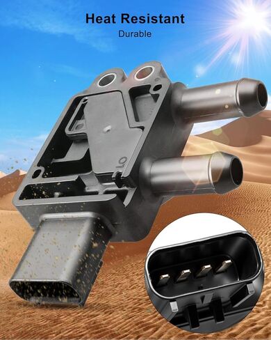 Diesel Particulate Filter Pressure Sensor Fit for Ram 2500 3500 4500 5500 2019-2023 Diesel Dehicle Models with 4 Pins Replace DPS122 68312096AA 68312096AB in Saudi Arabia