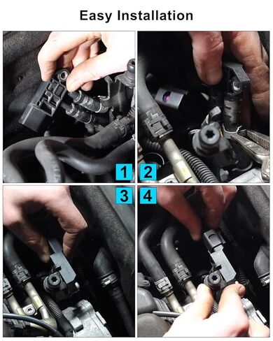 Diesel Particulate Filter Pressure Sensor Fit for Ram 2500 3500 4500 5500 2019-2023 Diesel Dehicle Models with 4 Pins Replace DPS122 68312096AA 68312096AB in Saudi Arabia
