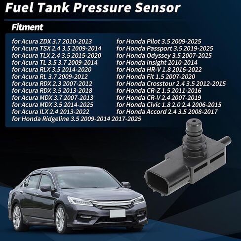 No.37940SNAA01 Fuel Tank Pressure Sensor for Honda CR-V 2.4 2007-2019 for Honda Accord 2.4 3.5 2008-2017 for Acura TSX 2.4 3.5 2009-2014 for Acura TLX 2.4 3.5 2015-2020 in Saudi Arabia