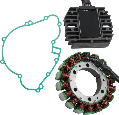 Caltric Stator & Regulator & Gasket Compatible with Kawasaki Bayou 400 4X4 Klf400 Kl-F400 1993-1995 in Saudi Arabia