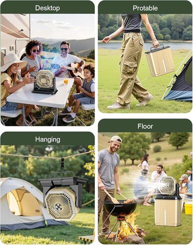Stroller Fan Rechargeable - Portable Fan for Stroller, Timing Baby Fan, 35H Battery Operated Fan, 3 Speeds Baby Stroller Fan, Rotatable Car Seat Fan, Car Fan for Baby, Clip On Fan with Flexible Tripod in Kuwait