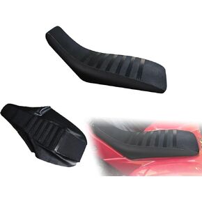 غطاء مقعد ملتف كامل لسيارة Honda CRF 150 CRF 230 CRF150F CRF230F 2003-2019 / جلد ممتاز / مقاوم للماء / مقاوم للبقع (أسود) in Kuwait