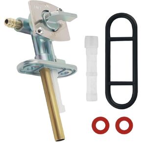 Fuel Petcock Valve Kit,Motorcycle Petcock Fuel Shutoff Valve Compatible with Suzuki/Yamaha,Professional Fuels Shut off Valves Kit Includes Filter Tube/Gaskets in Kuwait