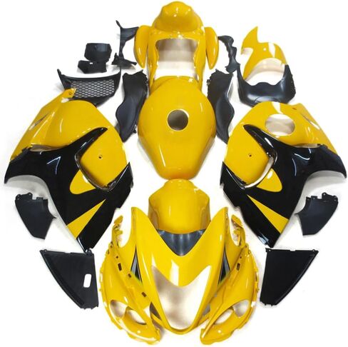 حقن الجسم عدة Fairings لسوزوكي GSXR1300 هايابوسا 2008 2009 2010 2011 2012 2013 2014 2015 2016 2017-2020 الهدايا المجمعة ABS البلاستيك دراجة نارية هيكل السيارة (أسود أحمر) in Kuwait