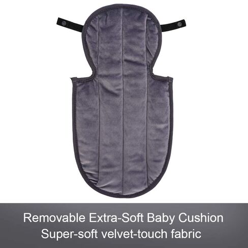 COOLBEBE Upgraded 3-in-1 Babybody Support for Newborn Infant Toddler - Extra Soft Car Seat Insert Cushion Pad, Perfect for Carseats, Strollers, Swings, Black in Saudi Arabia