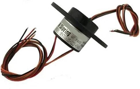 M Slipring pass hole diameter 5mm 2/4/6/12 channel 2A 7mm 4/6 channel electric Rotary Conductive Joint connector slip ring(12 channel hole 5mm) in Saudi Arabia