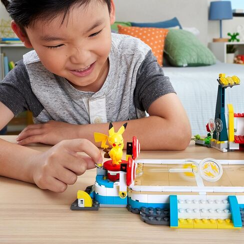 Mega Pokémon Building Toys Set Training Stadium with 1101 Pieces, 5 Poseable Characters and Battle Play, for Kids in Saudi Arabia