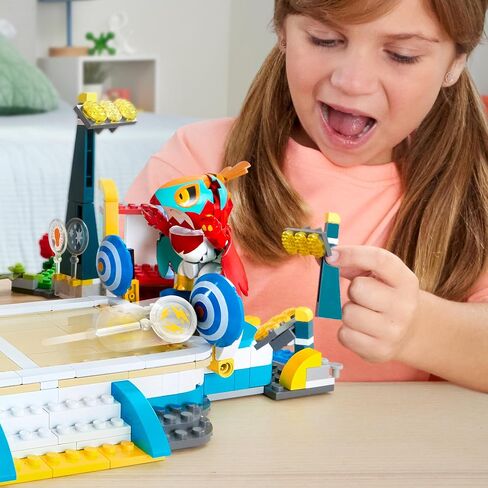 Mega Pokémon Building Toys Set Training Stadium with 1101 Pieces, 5 Poseable Characters and Battle Play, for Kids in Saudi Arabia