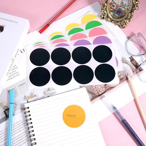 2 Inch Colored Dot Stickers, 400 Pcs Round Color Coding Labels, Removable Writable Circle Sticky Stickers for Organizing, Sorting, Pricing, Garage, Sell, Classroom Office​ Home (10 Assorted Colors) in Saudi Arabia