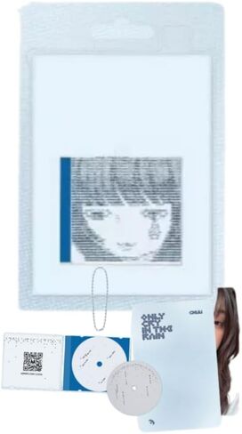 CHUU ONLY CRY IN THE RAIN Album Platform Version (Tiny Blue Ver.) Mini CD + Photocard + Ball Chain - LOONA in Saudi Arabia