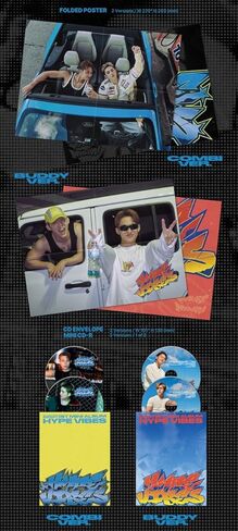 CxM HYPE VIBES 1st Album [BUDDY Ver.] CD + Photobook + Photocard + Poster + Sticker (SEVENTEEN S.COUPS x MINGYU) in Saudi Arabia