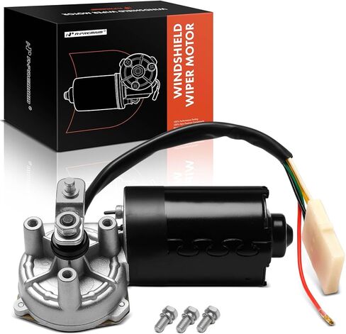 محرك ممسحة الزجاج الأمامي الممتاز A-Premium متوافق مع سيارة Volkswagen Beetle 1972-1978، Super Beetle 1971-1972، 4-Pin، الإصدار القياسي، محرك اليد اليسرى in Kuwait