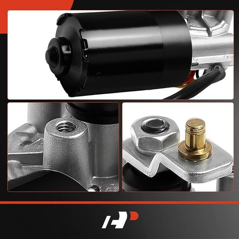 محرك ممسحة الزجاج الأمامي الممتاز A-Premium متوافق مع سيارة Volkswagen Beetle 1972-1978، Super Beetle 1971-1972، 4-Pin، الإصدار القياسي، محرك اليد اليسرى in Kuwait