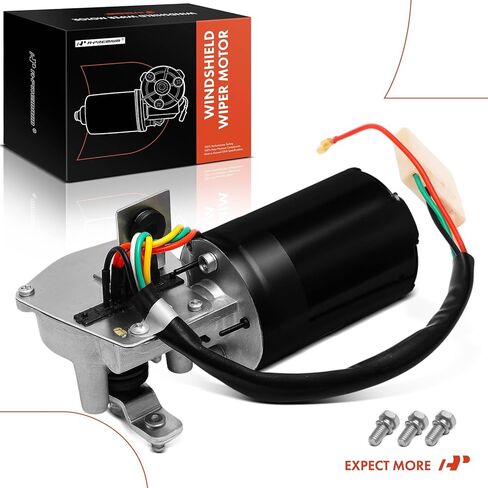 محرك ممسحة الزجاج الأمامي الممتاز A-Premium متوافق مع سيارة Volkswagen Beetle 1972-1978، Super Beetle 1971-1972، 4-Pin، الإصدار القياسي، محرك اليد اليسرى in Kuwait