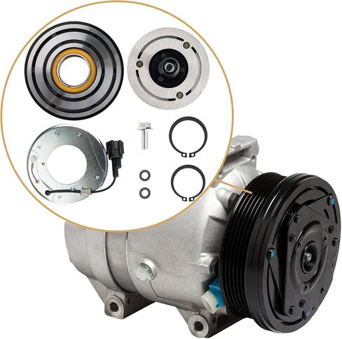 AC Air Conditioning Compressor Clutch Kit Replacement for Tundra 5.7L 2007 2008 2009 2010 2011 2012 2013 2014 2015 2016 2017 2018 2019 2020 Replcement# 4711016 in Saudi Arabia