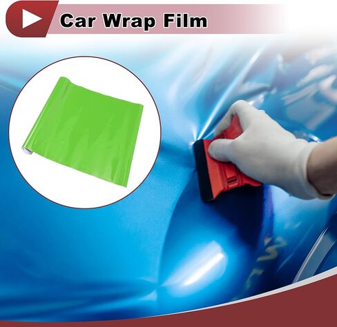 Bright Green Protective Car Wrap Film 1ft x 5ft Exterior Interior Vinyl Wrap Cover 5.5mil PVC 1 Pc Universal in Saudi Arabia