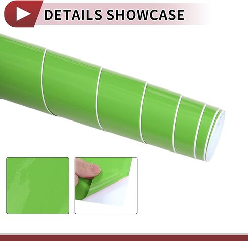 Bright Green Protective Car Wrap Film 1ft x 5ft Exterior Interior Vinyl Wrap Cover 5.5mil PVC 1 Pc Universal in Saudi Arabia