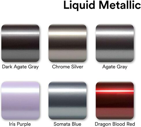 Liquid Metallic Dragon Blood Red Gloss Vinyl Wrap Auto Car Sticker Decal Film Sheet Bubble Free Air Release Technology with Tool Set 1.6FTx5FT in Saudi Arabia
