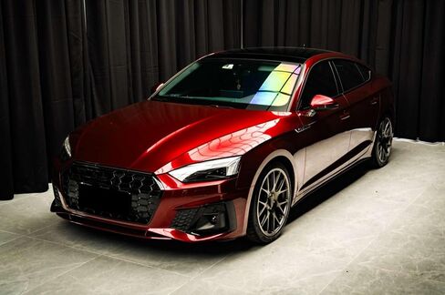 Liquid Metallic Dragon Blood Red Gloss Vinyl Wrap Auto Car Sticker Decal Film Sheet Bubble Free Air Release Technology with Tool Set 1.6FTx5FT in Saudi Arabia