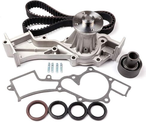 ASAPE Timing Belt Kit & Water Pump with Gasket Compatible with TS26249 ITM249 for 1997-2000 for INFINITI QX4 1999-2004 for Nissan Frontier 1996-2000 for Nissan Pathfinder 2000-2004 for Nissan Xterra in Saudi Arabia
