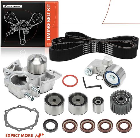 A-Premium Engine Timing Belt Kit with Water Pump Compatible with Subaru Forester 2008-2013, Impreza 2008-2014, WRX 2012-2014 - 2.5L in Saudi Arabia