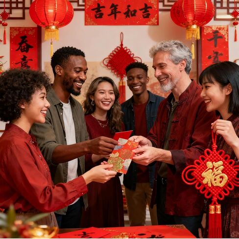 48PCS Chinese-style Red Envelopes, Universal Gift Envelopes, Suitable for Various Occasions Including Chinese New Year, Wedding, Birthday in Saudi Arabia