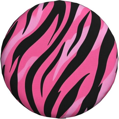 Pink Print Spare Tire Cover Dust-Proof Wheel Tire Cover Fit Jeep, Rv, SUV and Many Vehicle 17 Inch in Saudi Arabia