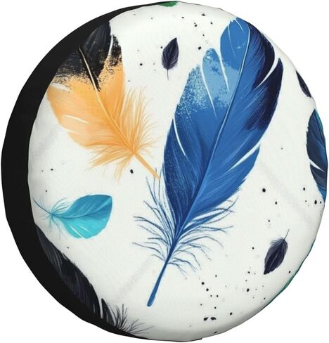 Pink Print Spare Tire Cover Dust-Proof Wheel Tire Cover Fit Jeep, Rv, SUV and Many Vehicle 17 Inch in Saudi Arabia