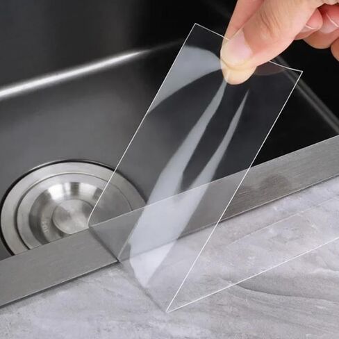 1roll Double Sided Tape Super Strong Adhesive Tapes Reusable Washable Waterproof Transparent Tape Tools for Home Office (5CM*1M) in Saudi Arabia